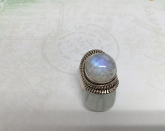 Gorgeous moonstone ring Sterling silver ring