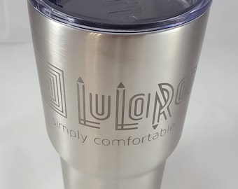LuLaRoe RTIC 30 oz. Tumbler, Stainless Steel, Custom Etched, Personalized, RTIC Can, LuLaBro