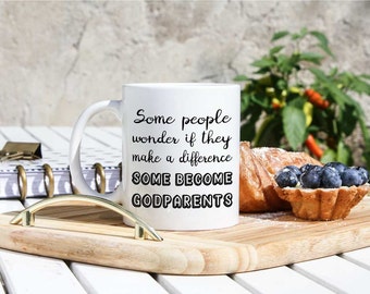 Godparent Gift - Will You Be My Godparents Mug - Gifts For Godparents - Asking Godparents Mug - Baptism Gifts For Godparents - Baby Reveal