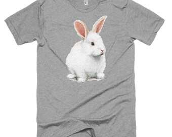 Fierce Bunny T Shirt Ferocious Rabbit Tee Growling Bunny