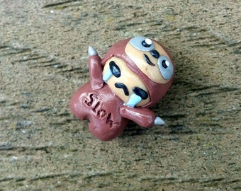 Faultier Brettspiel Token, einzigartiges Stück für Spielbrett Spiel Liebhaber, Faultier Meeple, Stück für verlieren Spielspieler, einzigartiges Faultier Geschenk, Clay Sloth