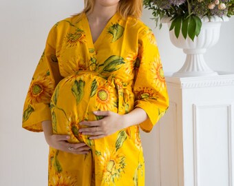 gown delivery robe maternity hospital labor pregnancy nursing perfect