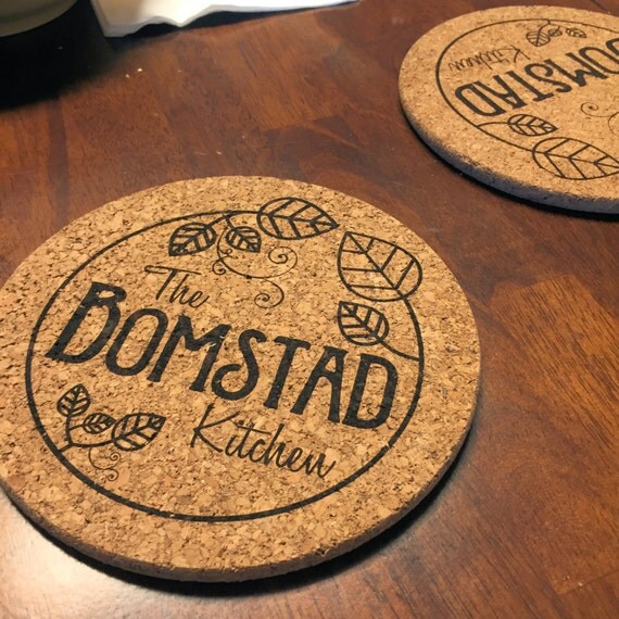 Cork Trivet Hotpads Hot Plate Set of 3 Pot Holder Trivet