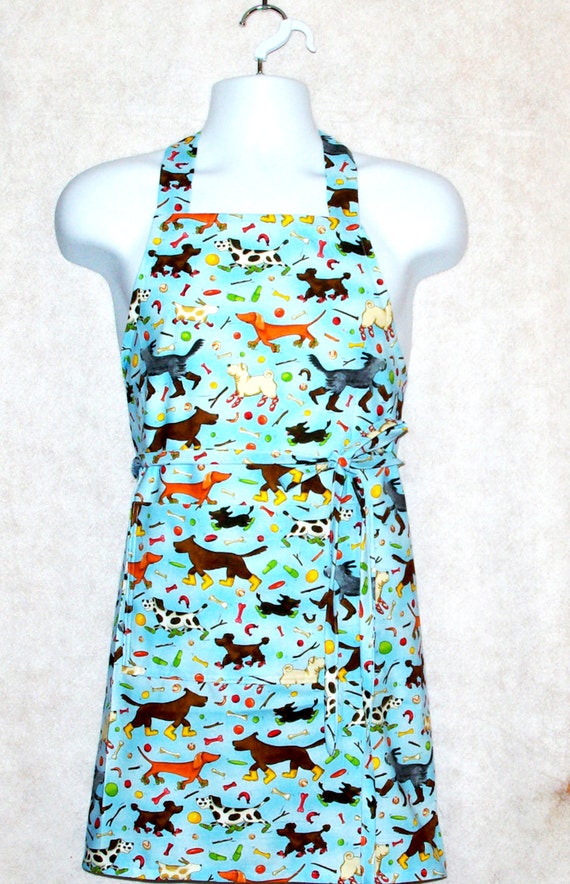 Apron With Dogs Dog Groomer Dachshund Dalmatian by AGiftToTreasure