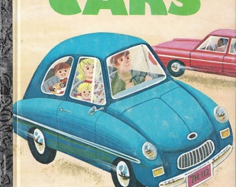 Cars Vintage Little Golden Book, C1973