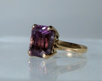 Unique purple quartz ring related items | Etsy