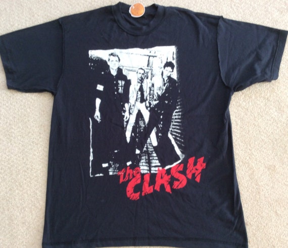 The Clash Punk Tshirt Band Tee London's Burning