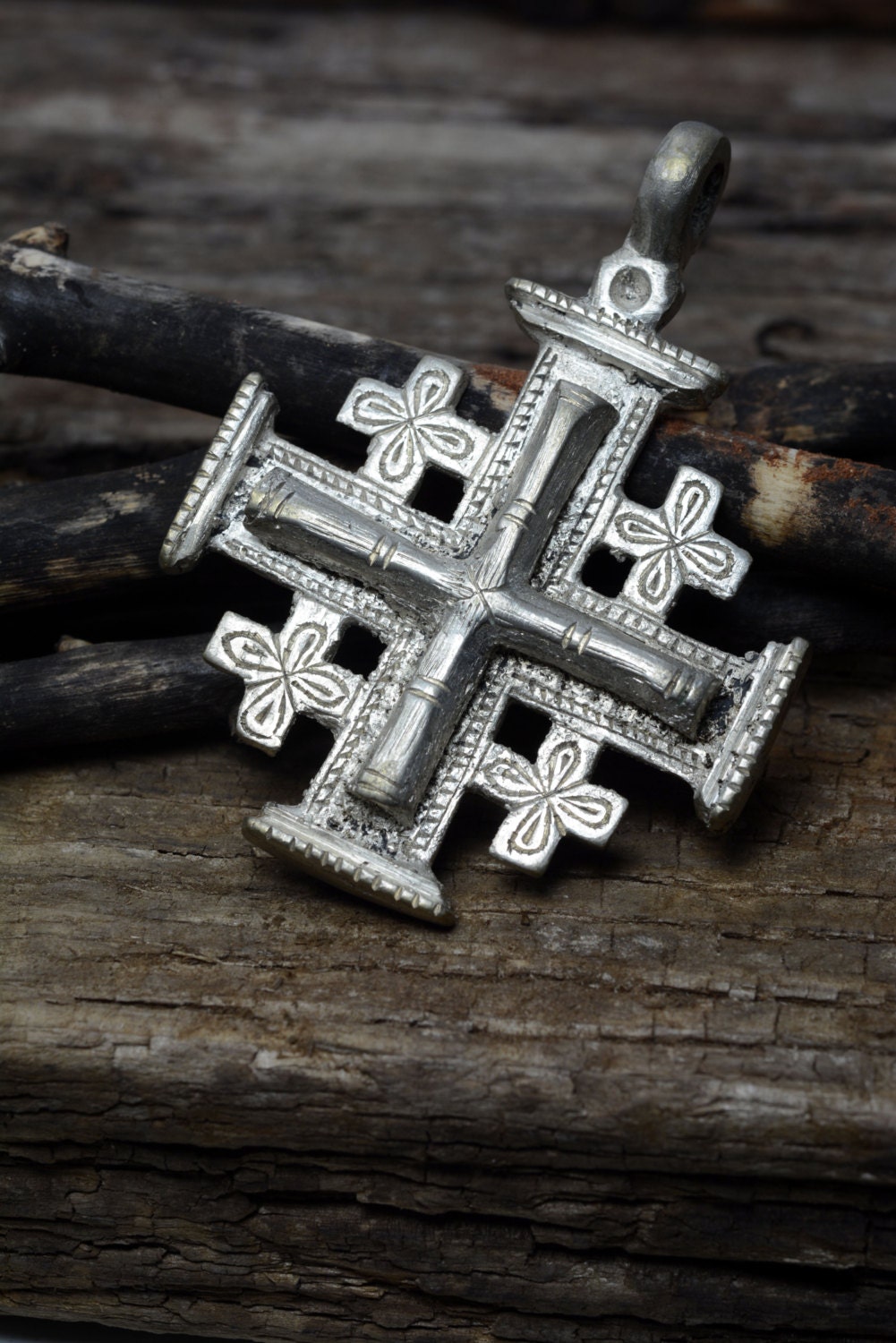 Huge Jerusalem Cross Pendant Made In Ethiopia By Shimbra   Il Fullxfull.930057745 Kkv2 