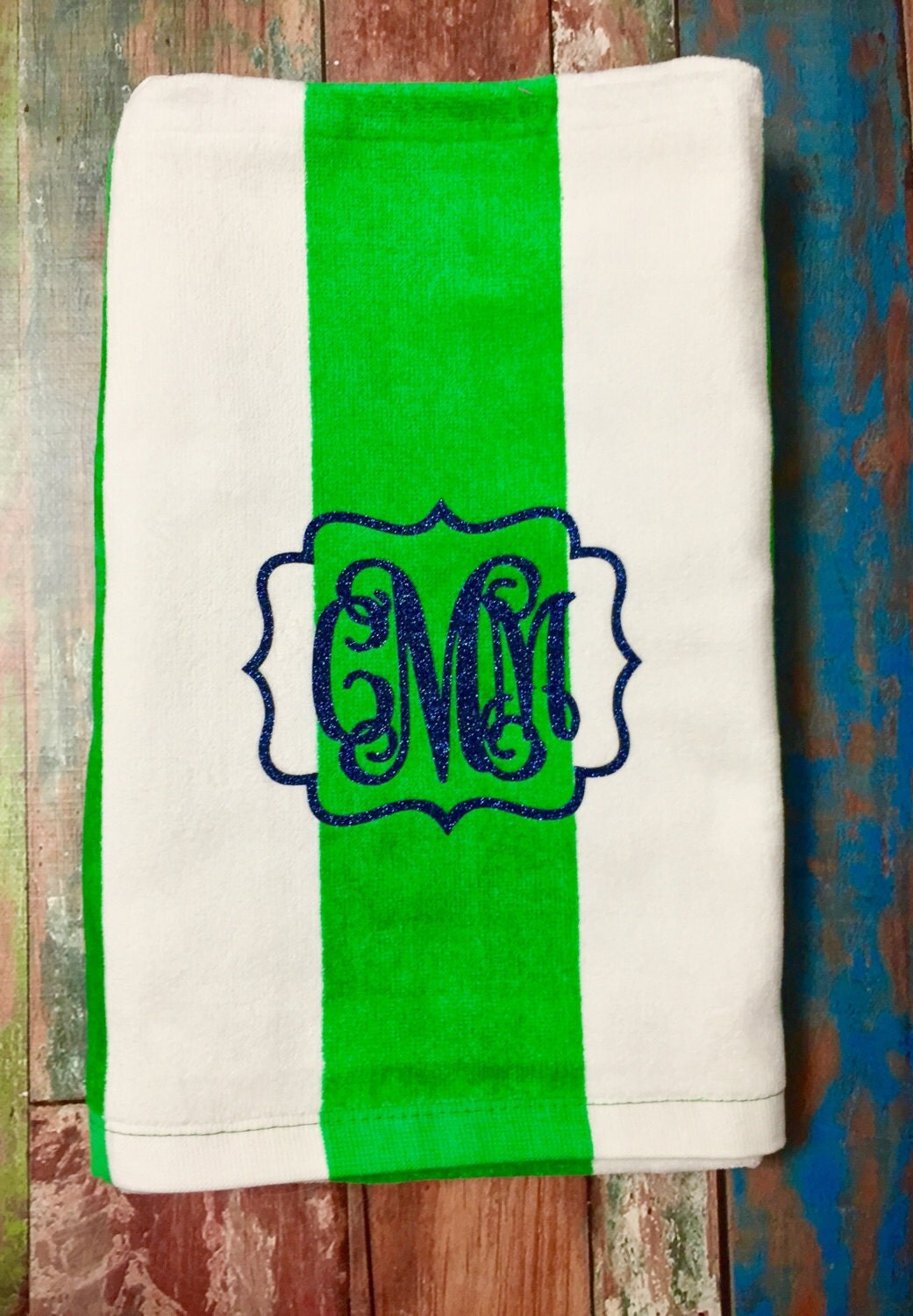 Monogrammed Beach Towels, Monogrammed gifts, Bridesmaid gifts, Monogram