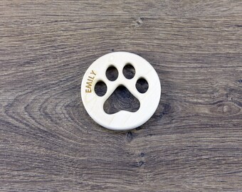 PERSONALIZED Wood Teether / Natural Baby Toy / Eco Friendly