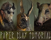 Nymla's Paper Clay Tutorial - Papier Maché - Recipe - PDF
