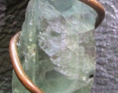 Flourite Enhanced Clarity Pendant on Leather Necklace Cosmic Soul Gems Crystal