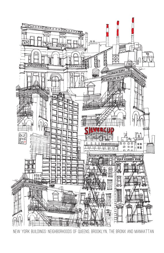 new york illustration pdf drawing illustration of new york