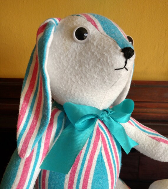 Personalized Stuffed Animal Swaddle Blanket Bear by KarenHeenan