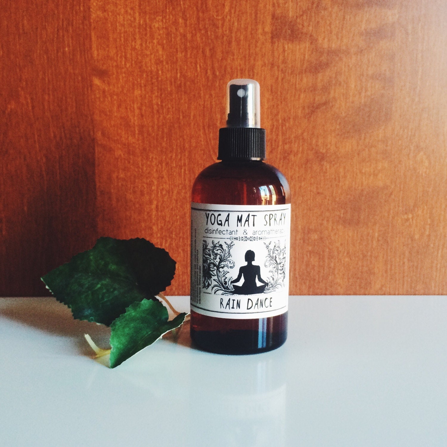 Yoga Mat Spray Rain Dance 8 oz Essential Oil Blend Cleaner