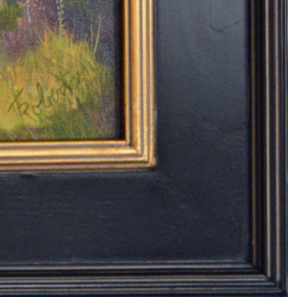 Landscape painting original oil painting large framed