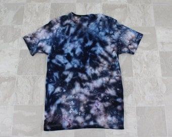 Men's tie dye shirt, Ice dyed tie dye, Multi colored tie dye shirt, Members Mark brand tie dye, Size M men's T-Shirt, M-2