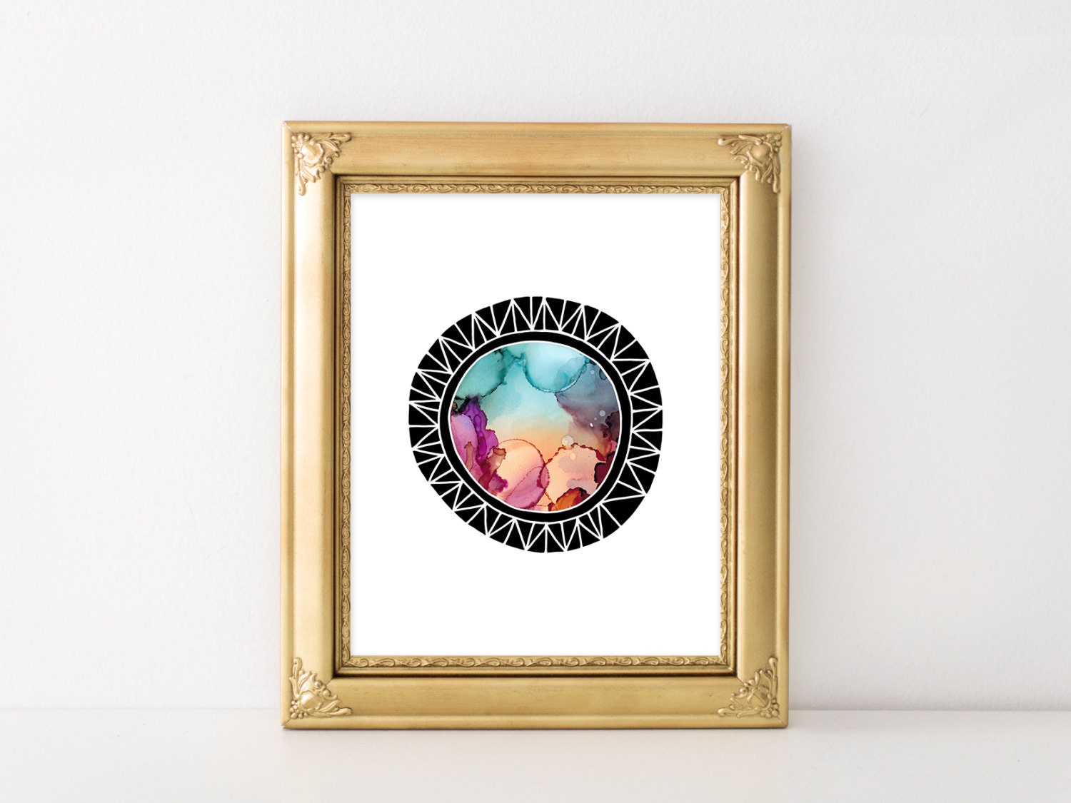8x10 Art Print PRINTABLE Gemstone by PaperCanoePrintables on Etsy