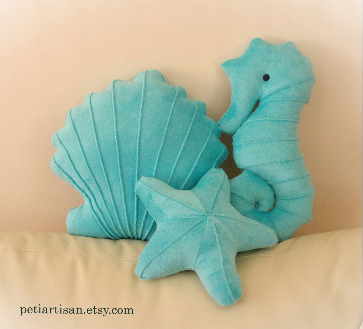 sea horse cushions