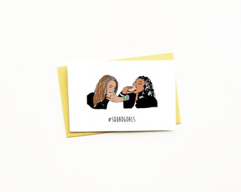Funny Galentine's Card...Galentine Card...Beyonce Galentine..Beyonce Card...Friend Card...Anti Valentine..Friend Valentine...#SquadGoals