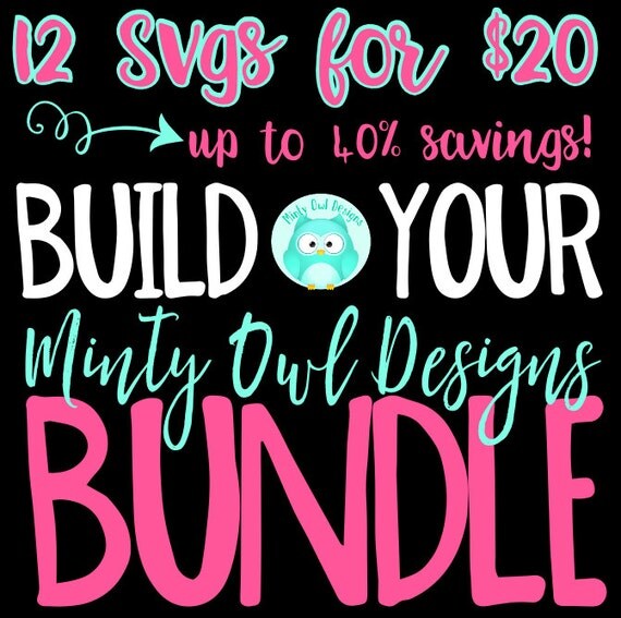 Download Cricut SVG SVG Bundle Build Your Own Bundle by MintyOwlDesigns