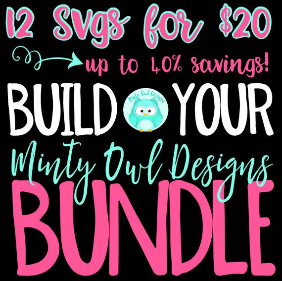 Download Cricut SVG SVG Bundle Build Your Own Bundle by MintyOwlDesigns