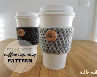 Crochet Coffee Cup Cozy Pattern PDF Download; Coffee Cup Cozy; Starbucks Coffee Cup Cozy; Cup Cozy Pattern ; Crochet Cup Cozy; Cup Holder
