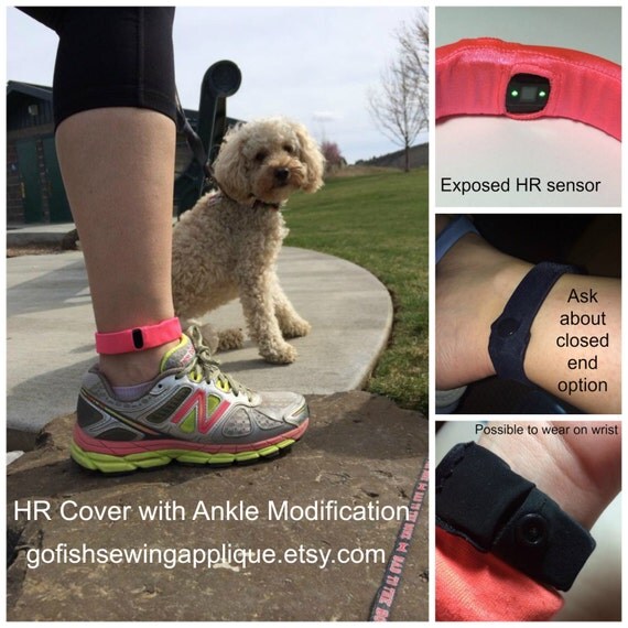 Fitbit Charge HR cover for ankle Charge HR by GoFishSewingApplique