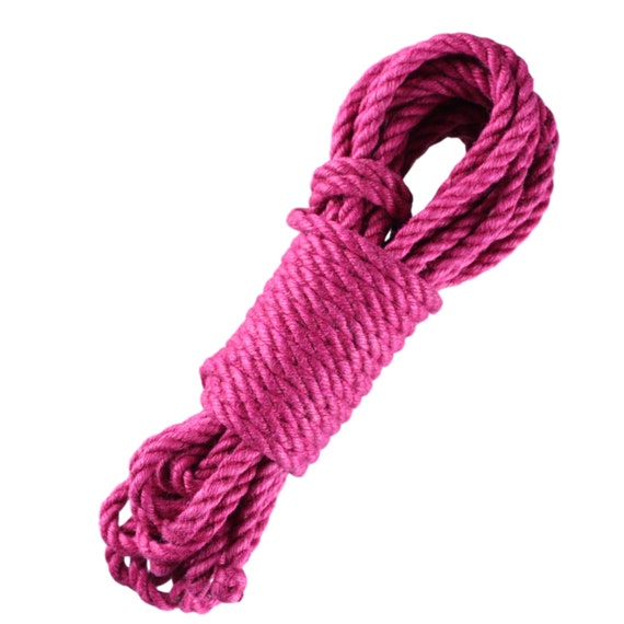 Pink Tossa Jute Premium Bondage Rope for Shibari / Kinbaku