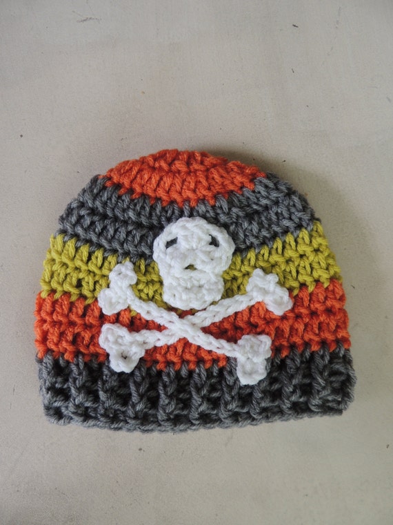 Items similar to Crochet Skull hat, Luv Beanies, Skull Hats, sugar