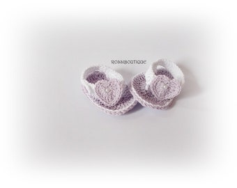 Baby Crochet Flip Flops, Purple Baby Flip Flops, Baby Sandals, Purple sandals, Summer Baby Shoes, Crochet Baby Sandles, Newborn flip flops