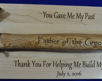 Father Of The Groom ~ Stepfather Of The Groom ~ Stepfather ~ To Dad From Son ~ Engraved Hammer ~ Groomsmen Gift ~ Grooms Dad Gift ~ Hammer