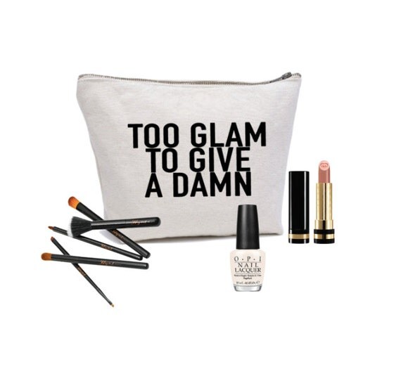 Crazy Haute Too Glam To Give A Damn Makeup Bag Asos