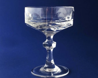 Crystal coupe glass set of 12 Nachtmann Alexandra champagne