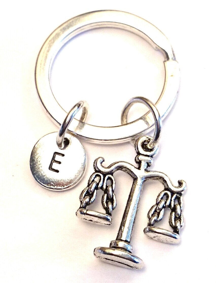 Scales of Justice Keychain Custom Keychain by