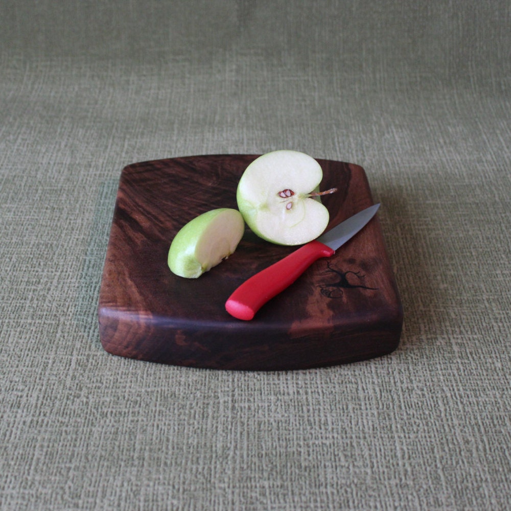 Wooden cutting board solid Black Walnut4167 by TreeNutStudio