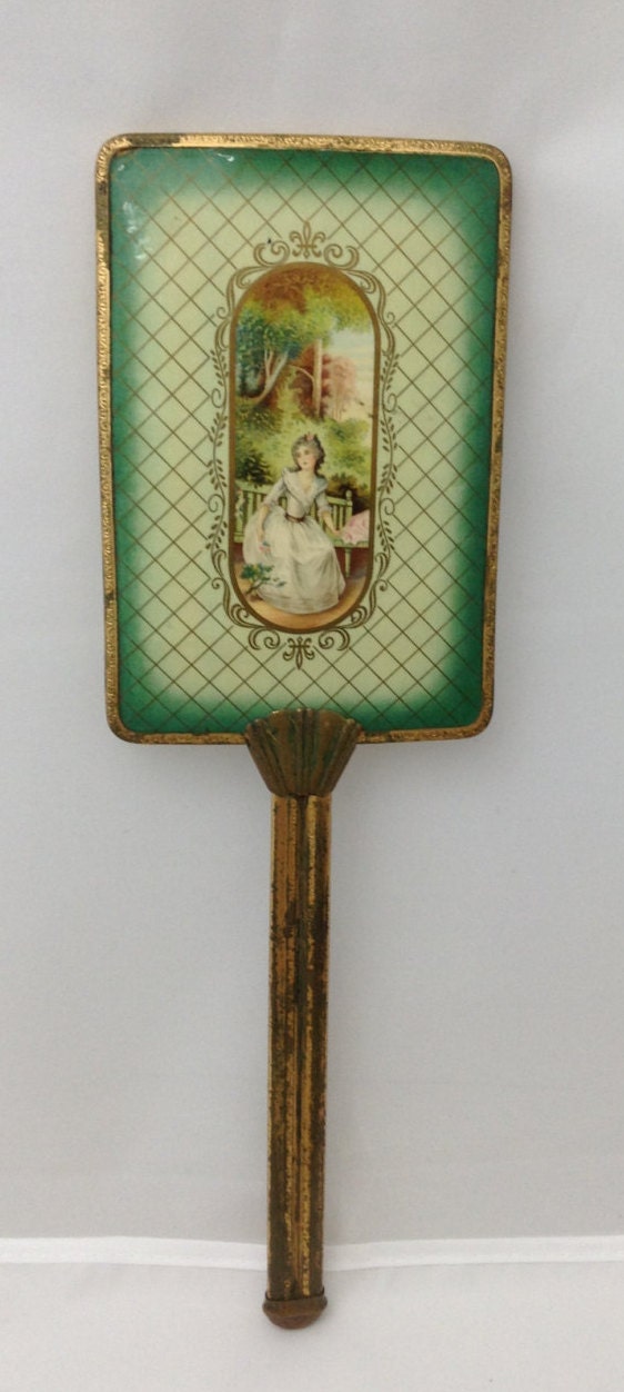 Victorian Hand Mirror Vintage Hand Mirror Shabby Chic Mirror