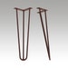 Rust Hairpin Legs, powder coated metal table legs Rust color , length 35"-29"-28"-16"-14"- 10"-6"-4" , Made in Italy vintage table legs