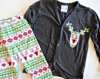 Christmas Leggings Toddler Christmas outfit Toddler Christmas Sweater Kids Christmas Outfit Christmas Boy Outfit fairisle Wholesale Kids