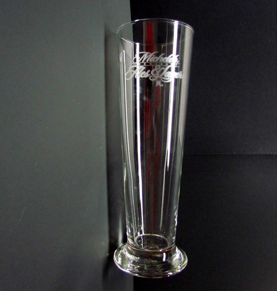 Items Similar To Tall Vintage Michelob Beer Glass Home Decor Collectibles On Etsy 0412