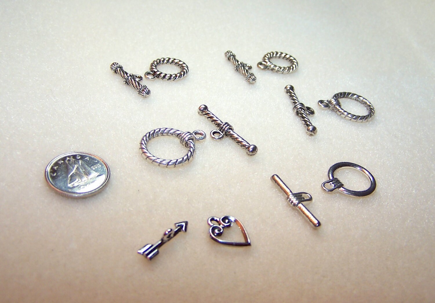 Toggle Clasps Silver Clasps for Bracelets Silver by