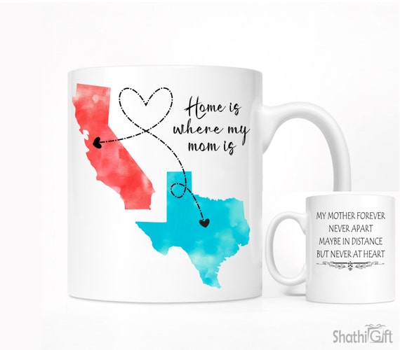 Gift For MOM Long Distance Relationship Coffee Mug by ...