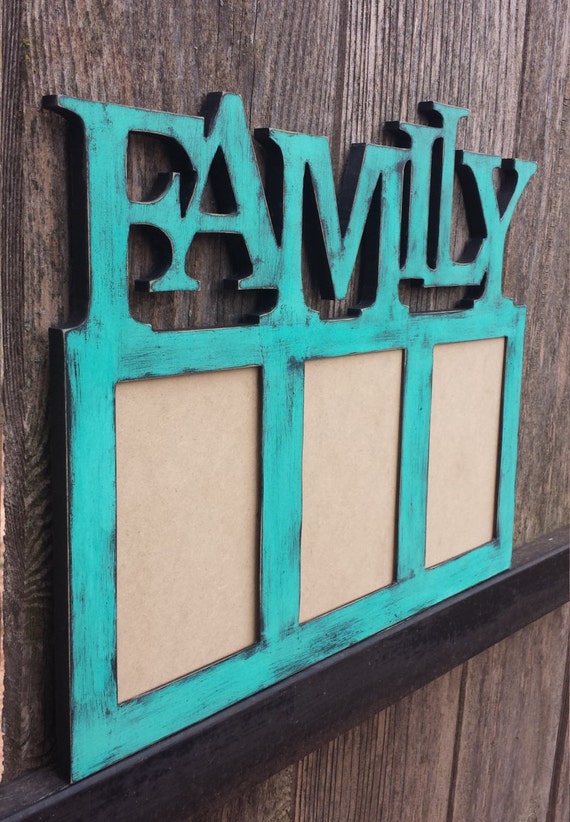 Items similar to Collage Picture Frame 4x6 Rustic Picture Frame