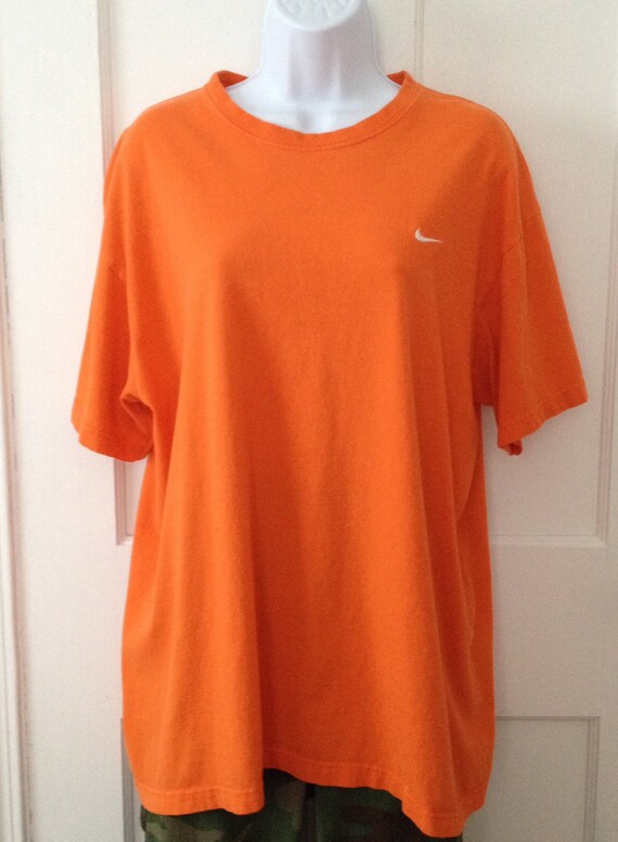 vintage orange nike shirt