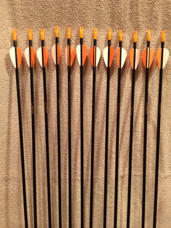 Target practice arrows. Fiberglass arrows. 12 Bear archery