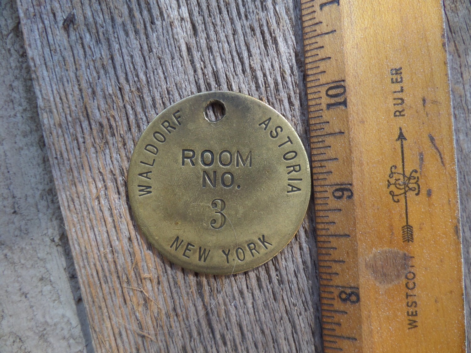 Vintage Key Fob Vintage Key Tag New York Memorabilia