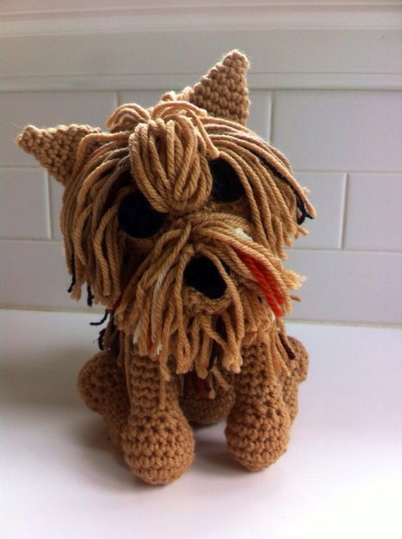yorkie stuffed animal plush dog