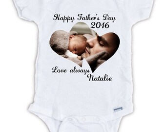 first fathers day shirt and onesie