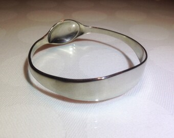Vintage Silver Plate Sugar Tong Bracelet / Bangle