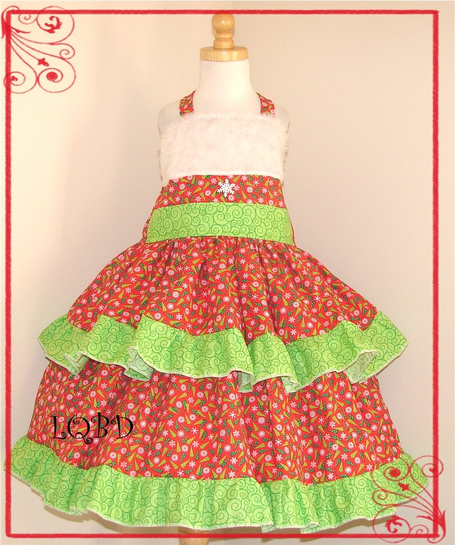 girls merry christmas tree santa dress ready to ship girls merry christmas tree santa dress ready to ship